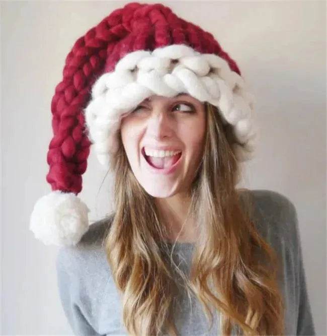 BowLift | Christmas Plush Hat With Pompom Cute Winter Hat For Women Men Child