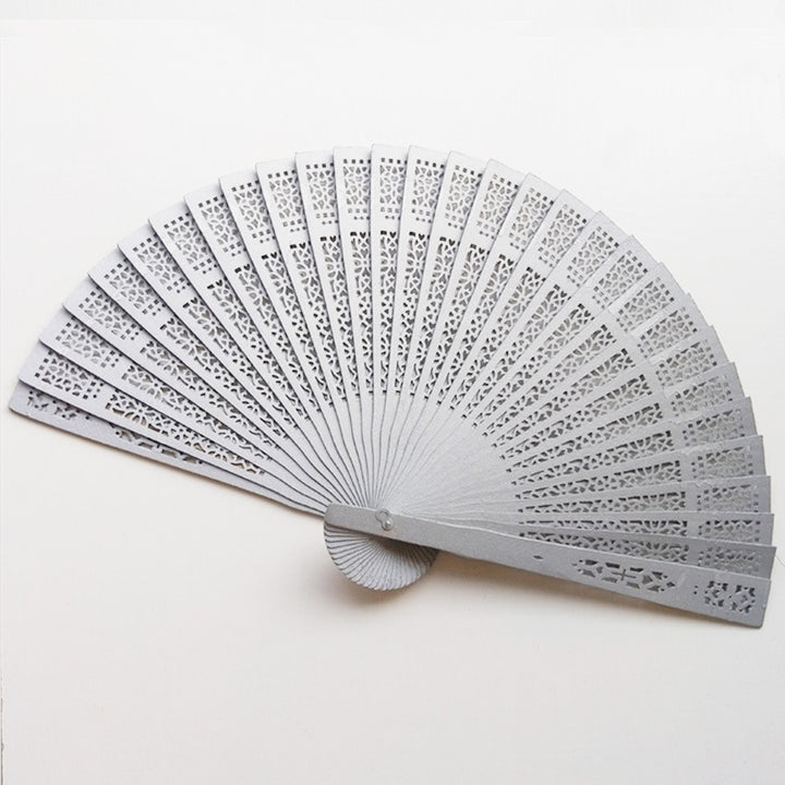 Ladies elegant fan made of high-quality plastic with artistic cutouts Bowlift