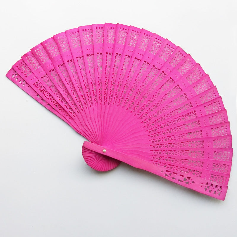 Ladies fine fan made of artistically pierced paper Bowlift