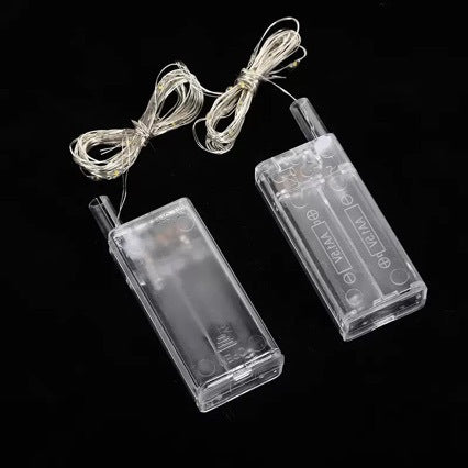 LED Copper Wire String Lights with Battery Operation