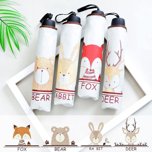 Women Compact Folding Umbrella with Cute Design Bowlift