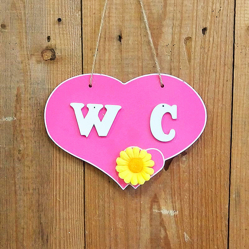 Decorative Heart-Shaped Toilet Board