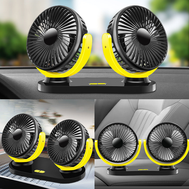 Dual Hurricane Desk Fan Bowlift