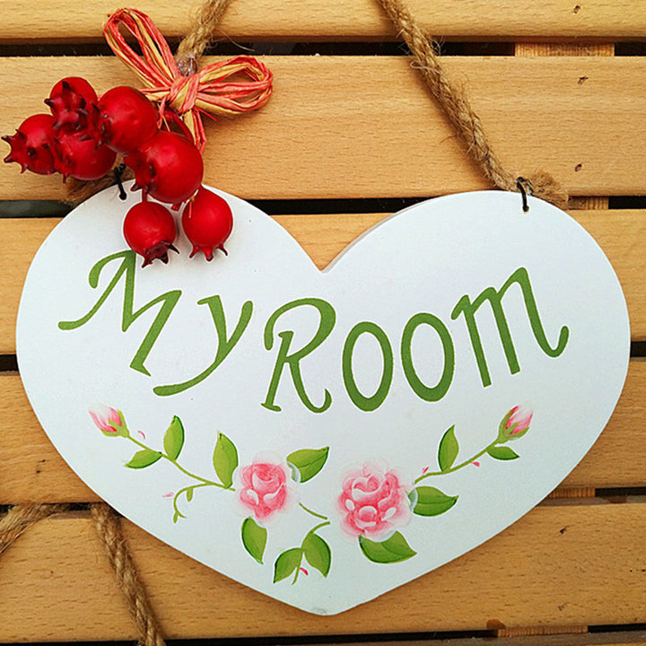Heart-shaped Rustic Toilet Symbol