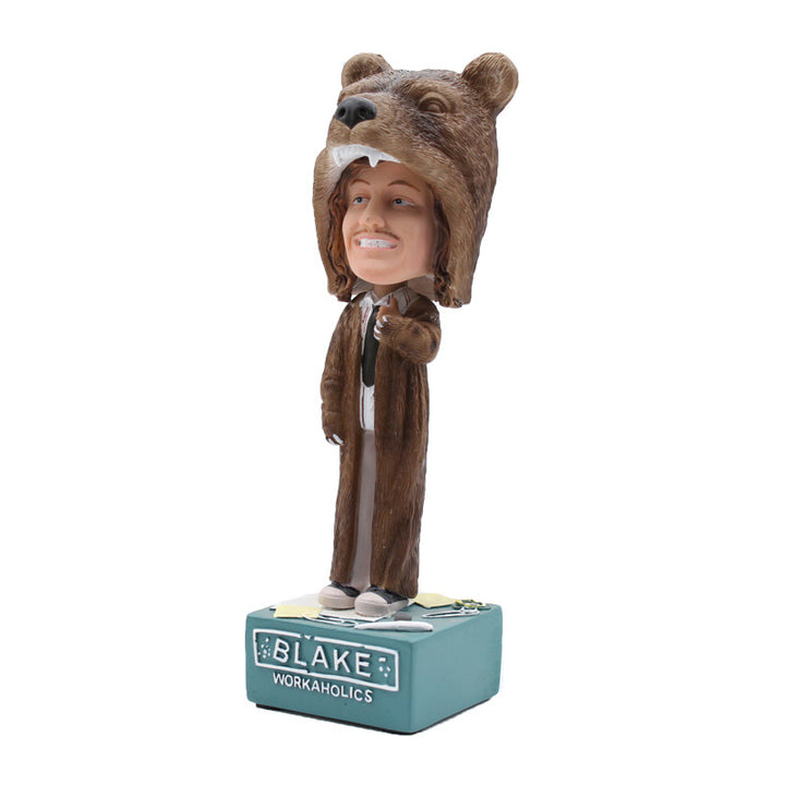 Playful Bobblehead Figurine