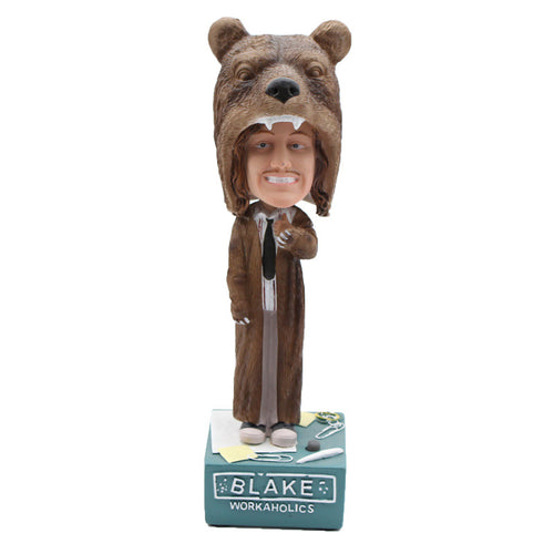 Playful Bobblehead Figurine