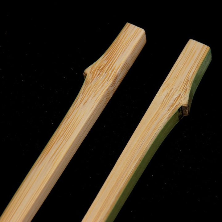 Reusable Eco-Friendly Bamboo Square-Ended Chopsticks Bowlift