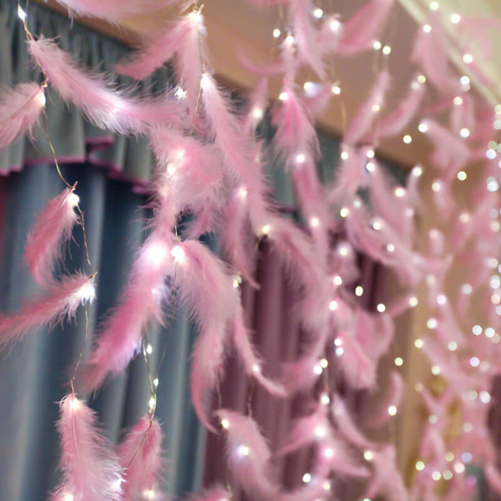 BowLift | Feather LED Atmosphere USB Remote Control Copper Wire Light String