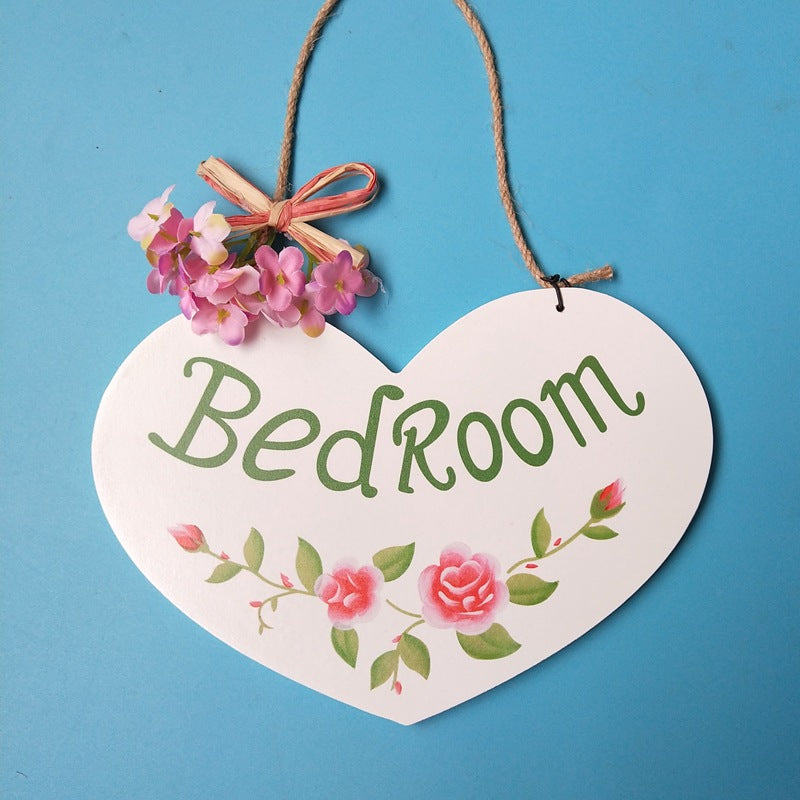 Charming Heart-Shaped Welcome Sign