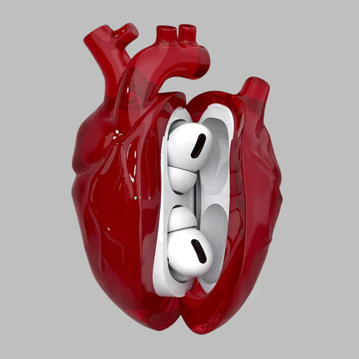 BowLift | Halloween Heart of Music – Stylish Protection for Your AirPods