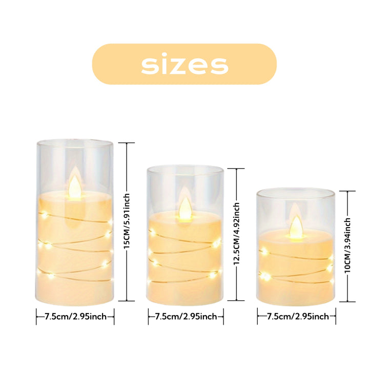 BowLift | SoftFlame - LED Candle Set with Remote Control