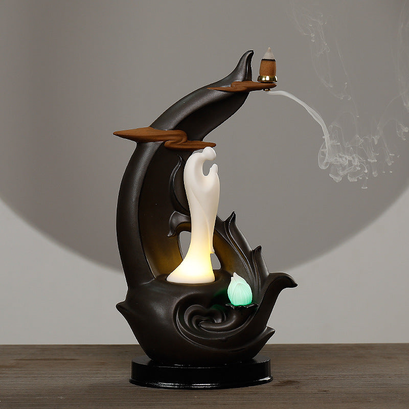Artistic Smoke Dispensing Incense Holder