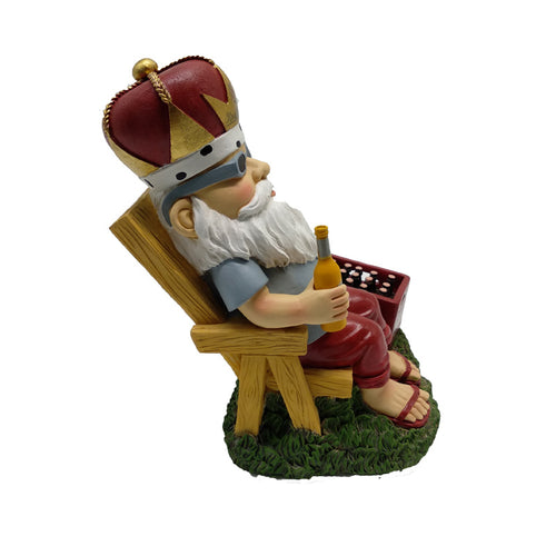 Relaxed Outdoor Gnome Figurine