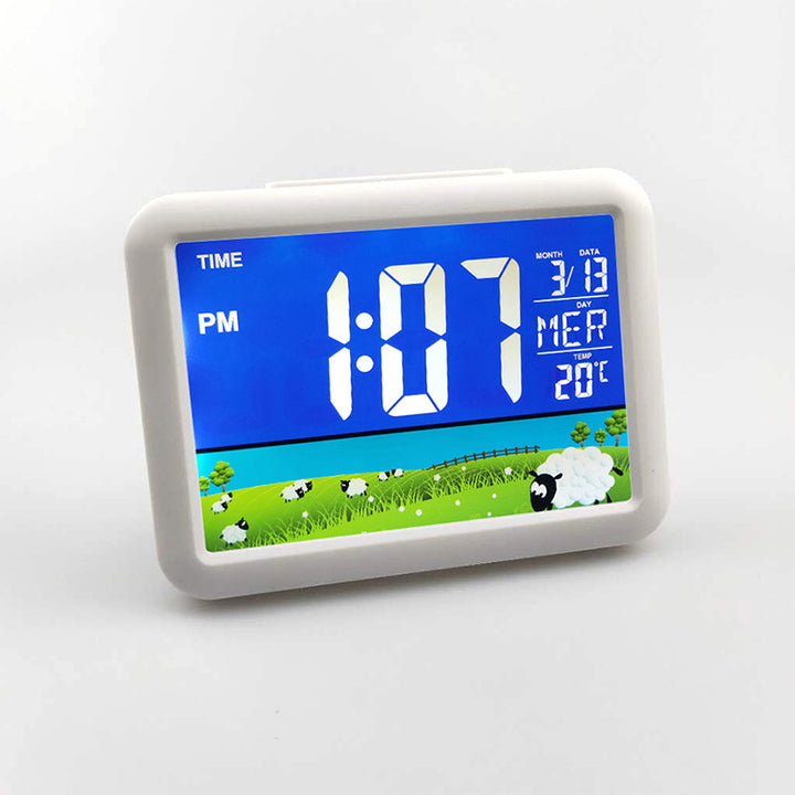 Digital alarm clock with underwater motif Bowlift