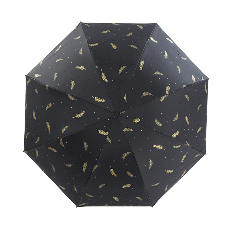 Ladies Automatic Umbrella with Elegant Spring Design Bowlift