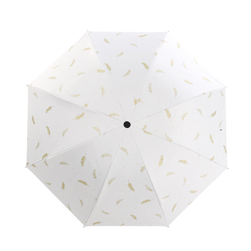 Ladies Automatic Umbrella with Elegant Spring Design Bowlift