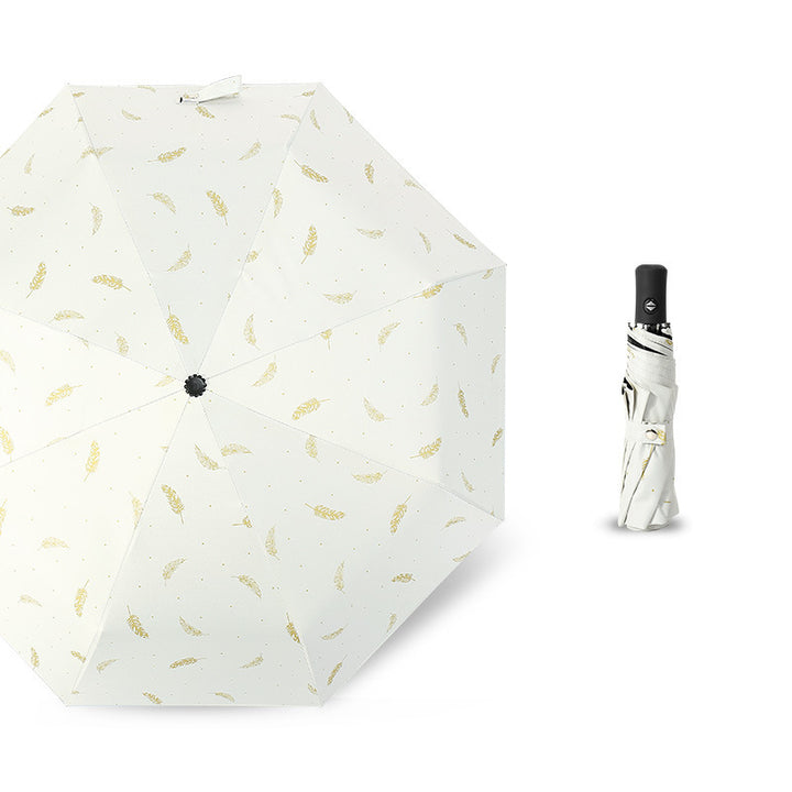 Ladies Automatic Umbrella with Elegant Spring Design Bowlift