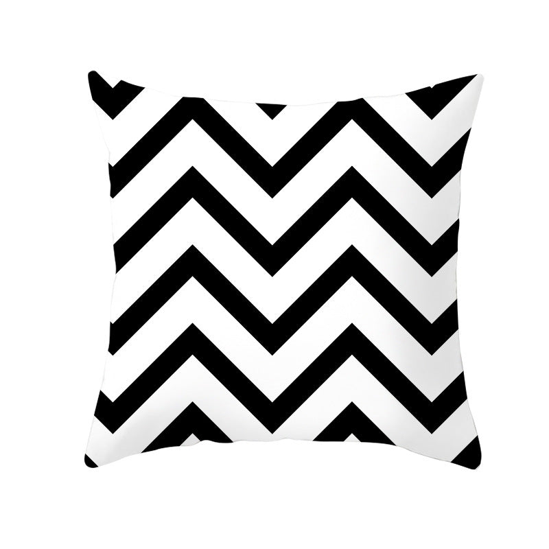 Decorative Tile-Pattern Throw Pillow Cover