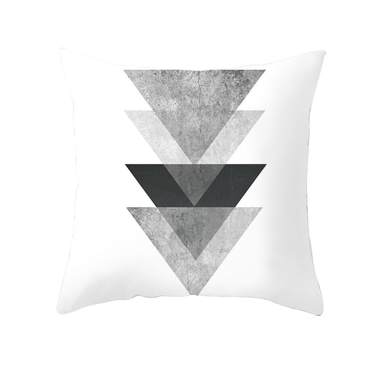 Decorative Tile-Pattern Throw Pillow Cover