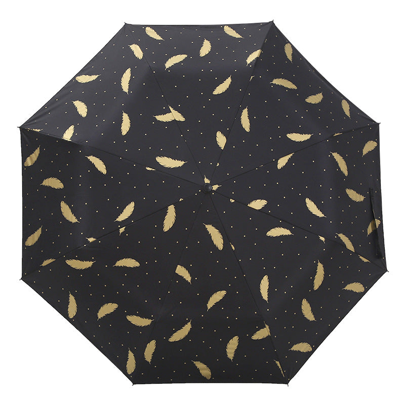 Ladies Automatic Umbrella with Elegant Spring Design Bowlift