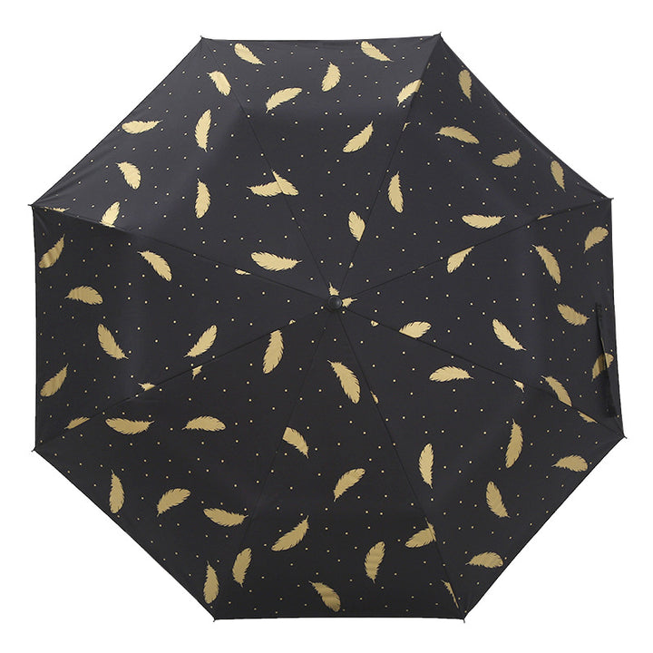 Ladies Automatic Umbrella with Elegant Spring Design Bowlift