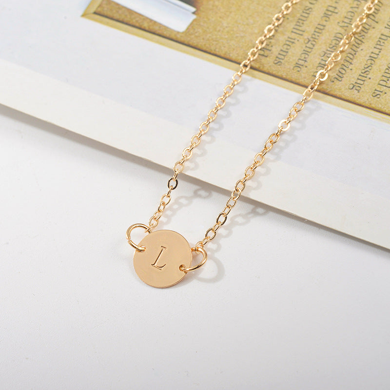 BowLift | Dainty Chain Letter Initial Charm Bracelet