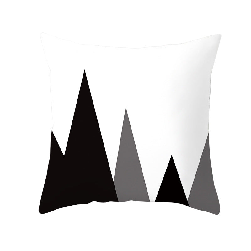 Decorative Tile-Pattern Throw Pillow Cover