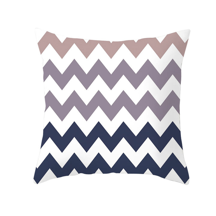 Decorative Tile-Pattern Throw Pillow Cover