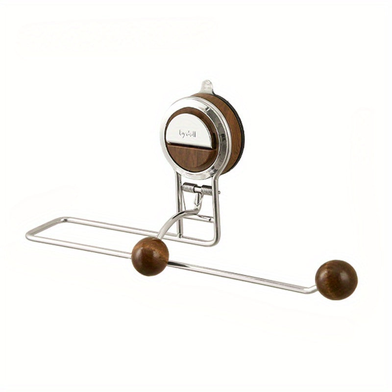 BowLift | KitchenGrip Roll Holder Stainless Steel Paper Towel Holder with Suction Cup
