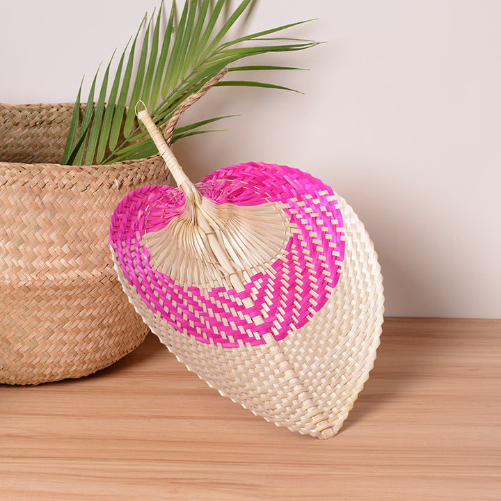 Handcrafted fan made from natural materials Bowlift