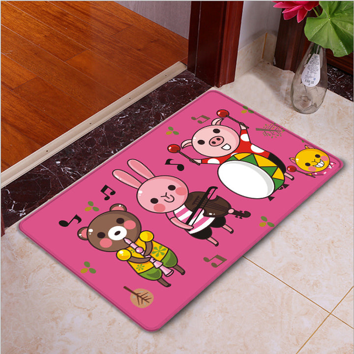 Cute Animal Design Floor Mat Bowlift