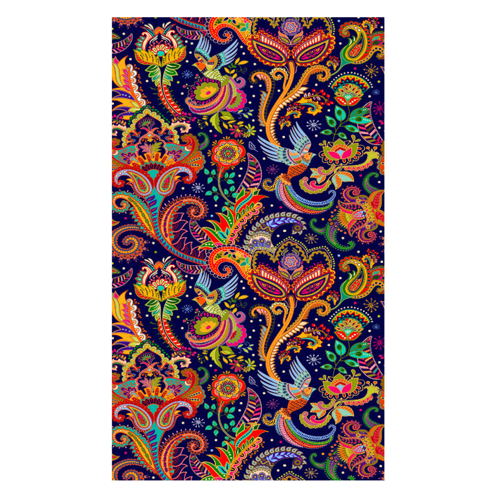 Beach towel with creative floral design Bowlift
