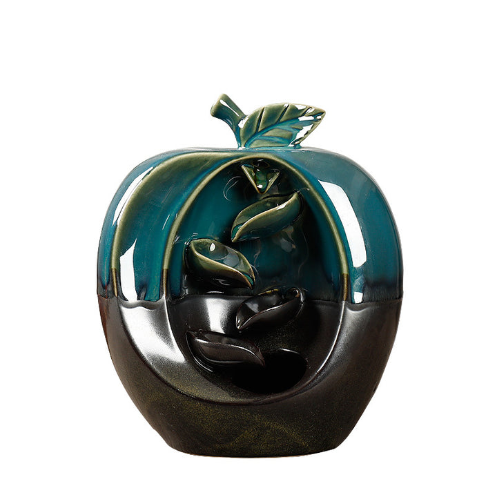 Artistic Apple-Shaped Incense Holder