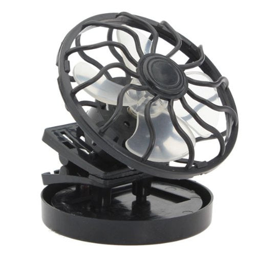 Unisex non-clippable solar clip fan for caps, hats, and outdoor with safety grid Bowlift