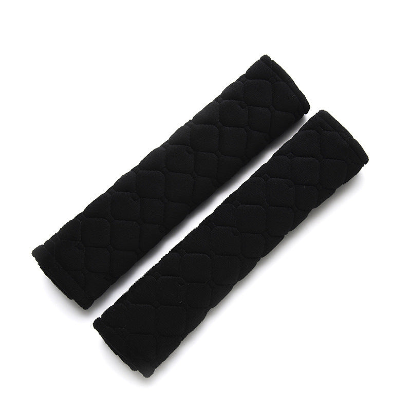 Plush Quilted Seat Belt Shoulder Pads Pair Bowlift