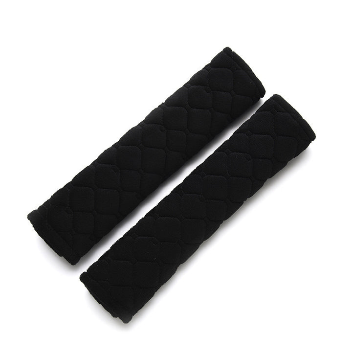 Plush Quilted Seat Belt Shoulder Pads Pair Bowlift