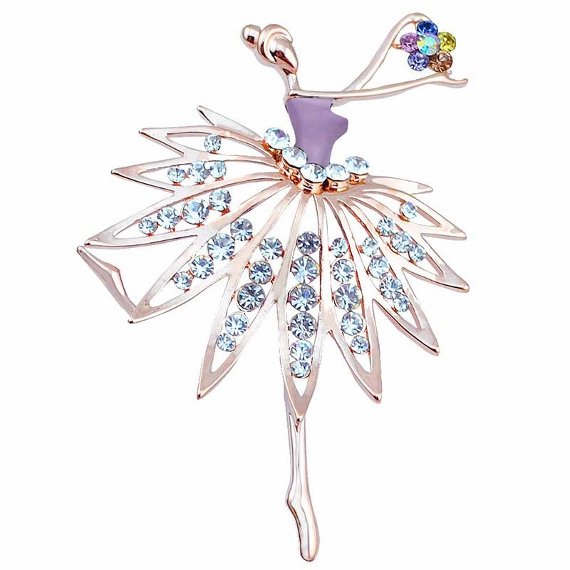 Artistic Ballerina-Inspired Brooch Bowlift