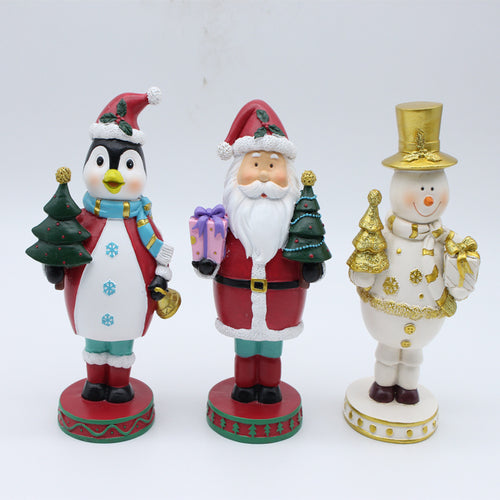 Festive Holiday Character Figurine Set