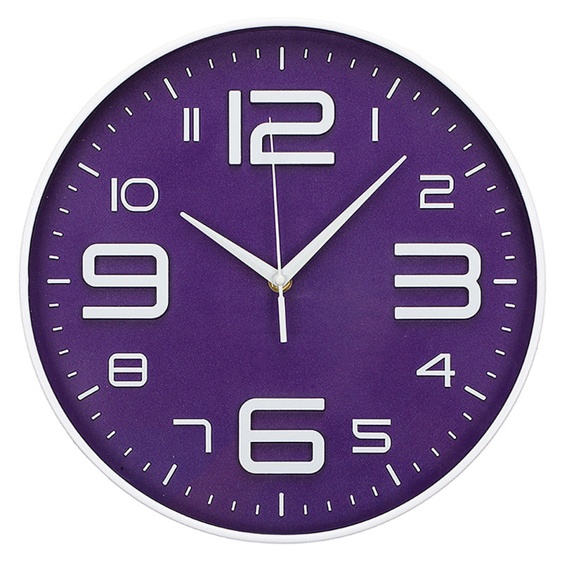 Wall clock with large dial and modern design Bowlift