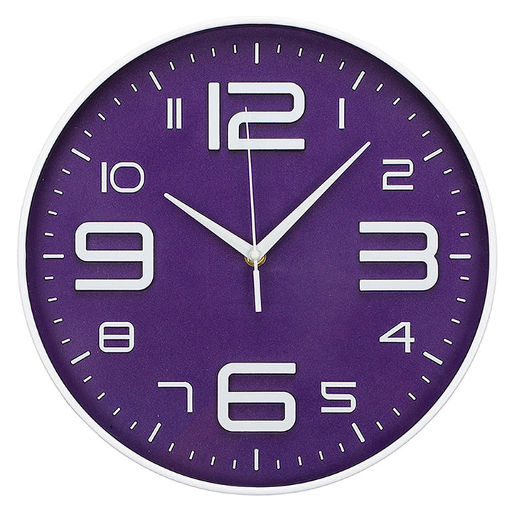 Wall clock with large dial and modern design Bowlift