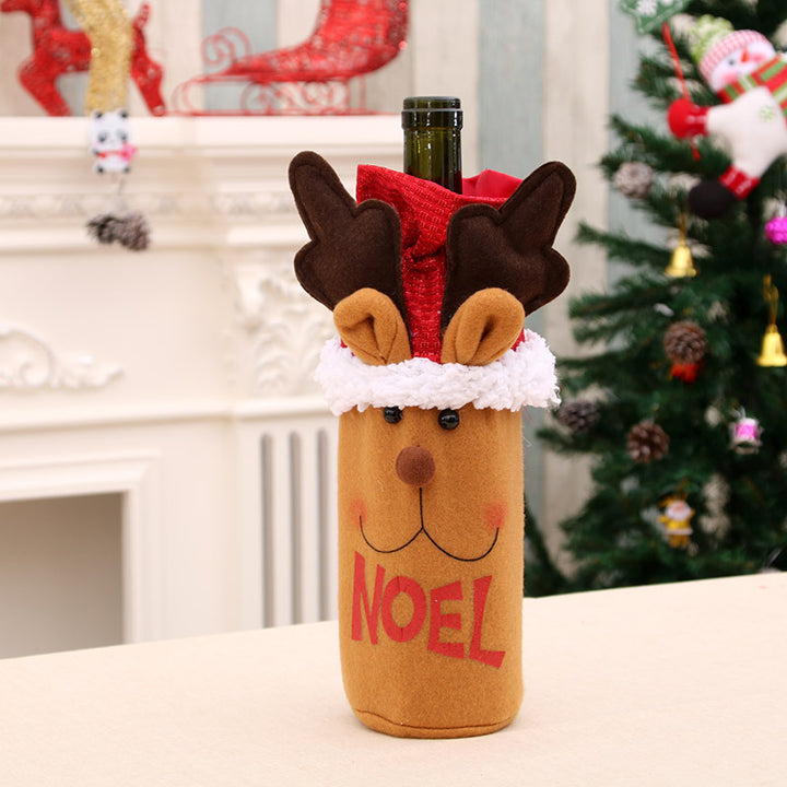 Festive Wine Bottle Cover Bowlift