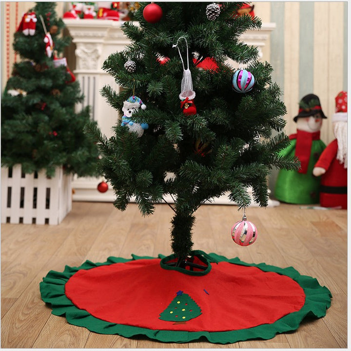 Decorative Christmas Tree Skirt Bowlift