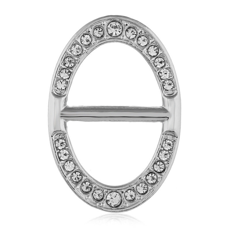 Decorative Rhinestone-Embellished Brooch Bowlift