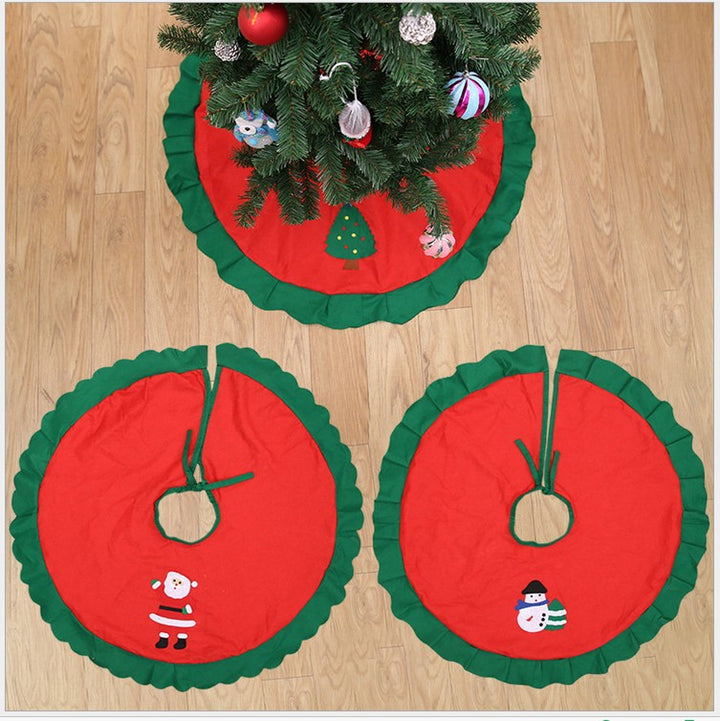 Decorative Christmas Tree Skirt Bowlift