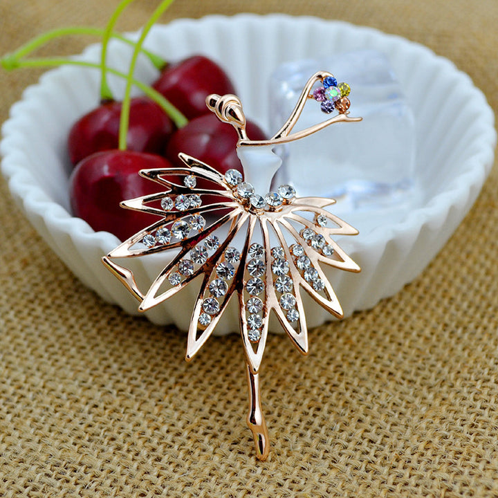 Artistic Ballerina-Inspired Brooch Bowlift