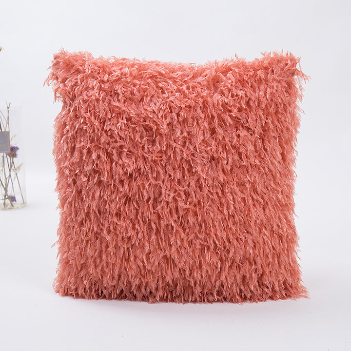 Luxurious Faux Fur Decorative Cushion