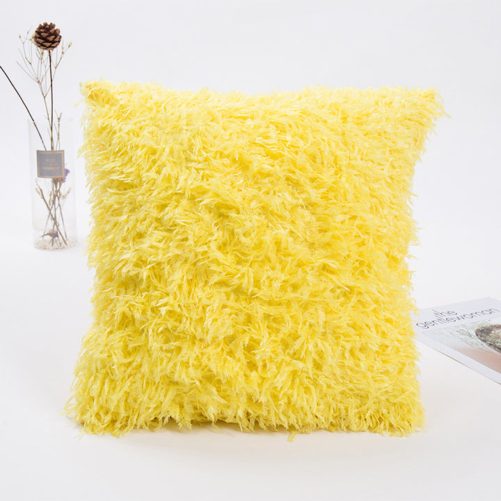 Luxurious Faux Fur Decorative Cushion