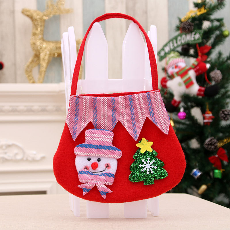 Festive Holiday Felt Handbag Bowlift