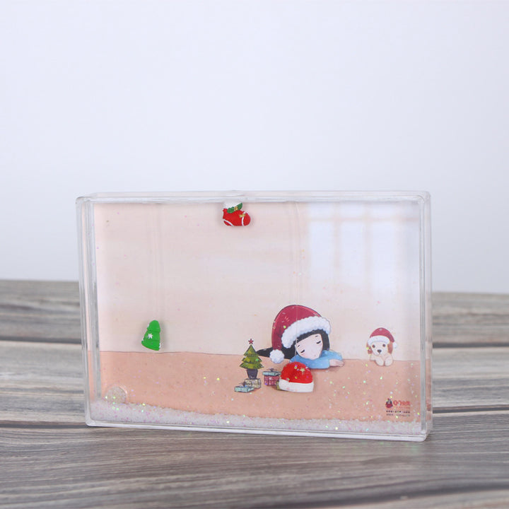 Heart-Shaped Photo Snow Globe