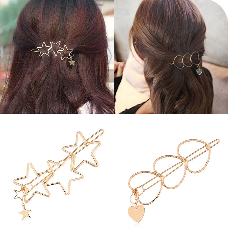 Heart-Shaped Hair Clip Bowlift